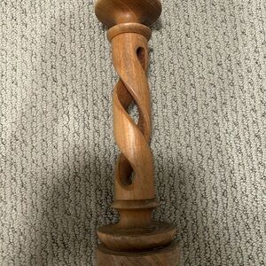 Elegant Wooden Candle Holder